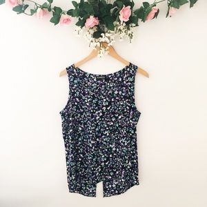 Express Open-Back Tank (Floral)